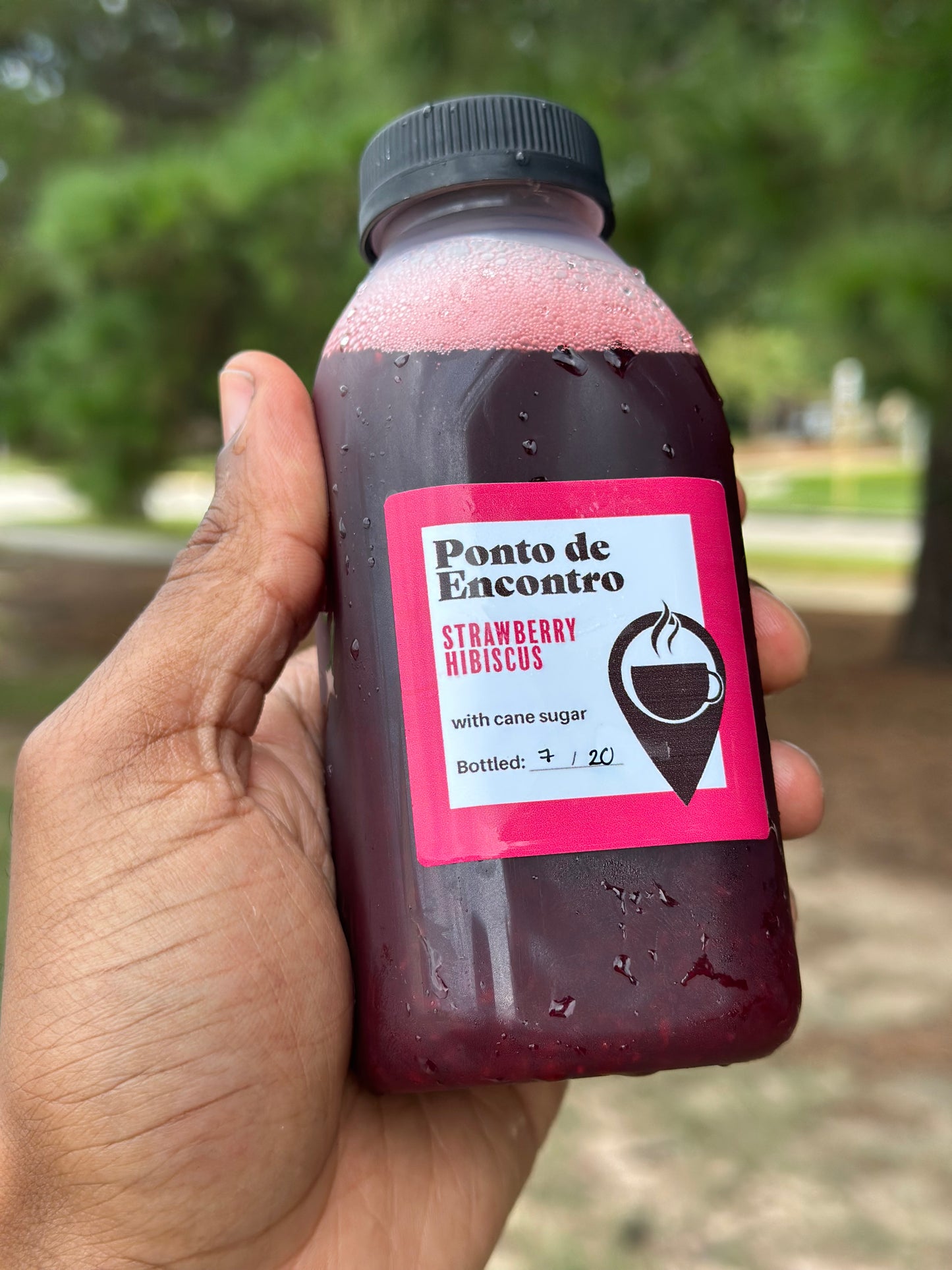 Strawberry Hibiscus Agua Fresca